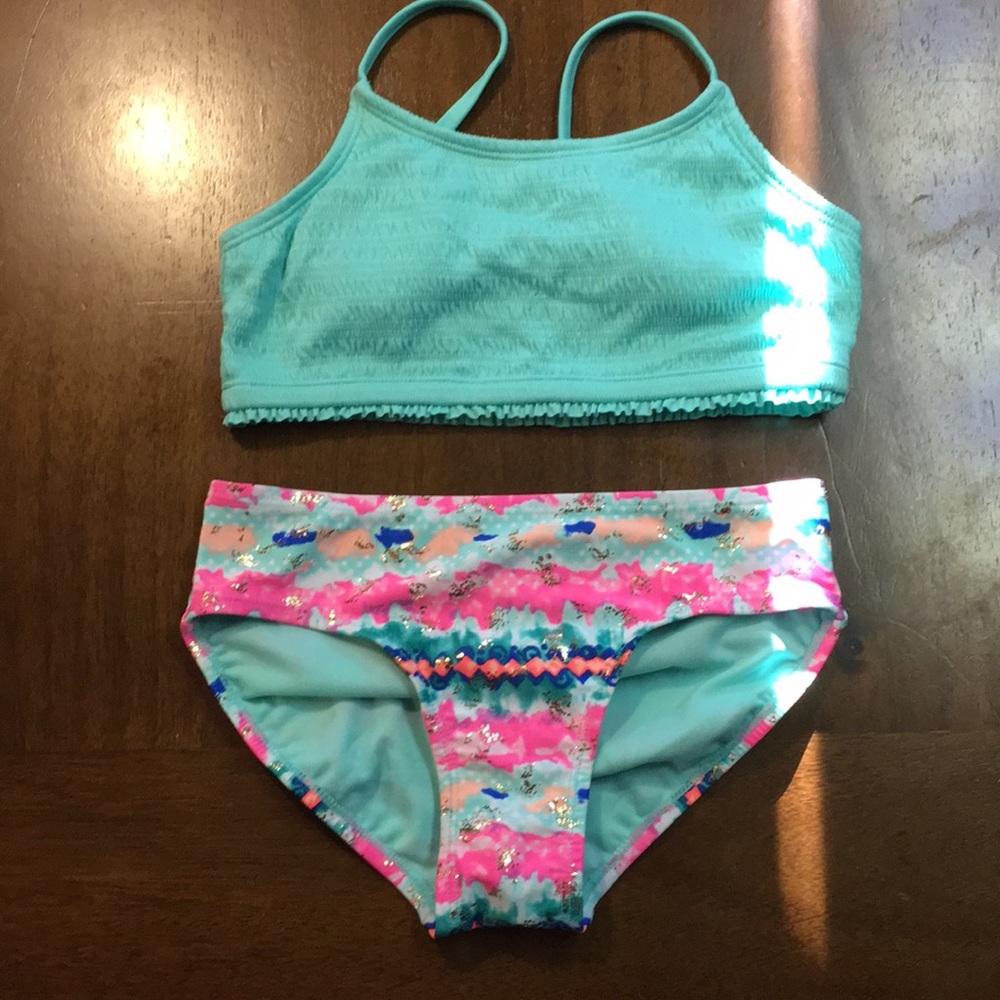 Brand new girls two-piece bathing suit